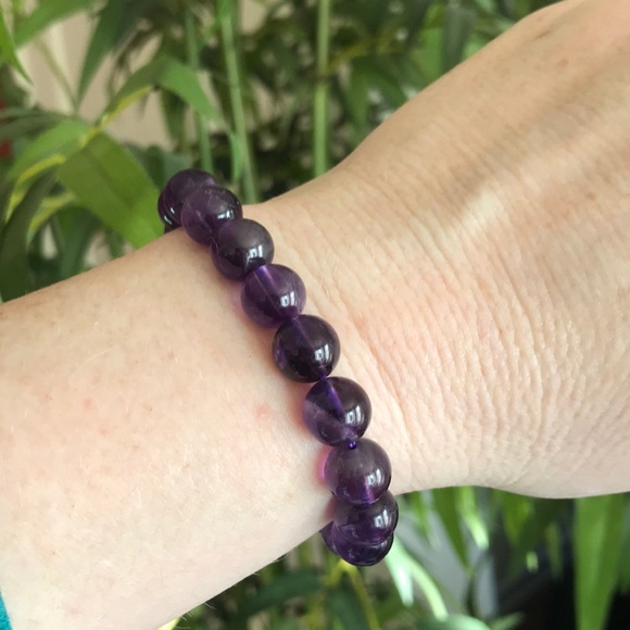 Gorgeous Rich purple amethyst bracelet Reiki✨ - Picture 8 of 8